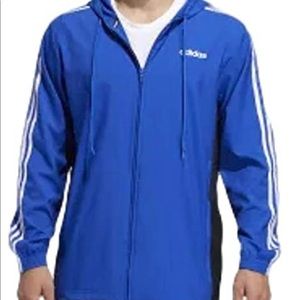 Adidas Men's 3Stripes Track Jacket Windbreaker NWT